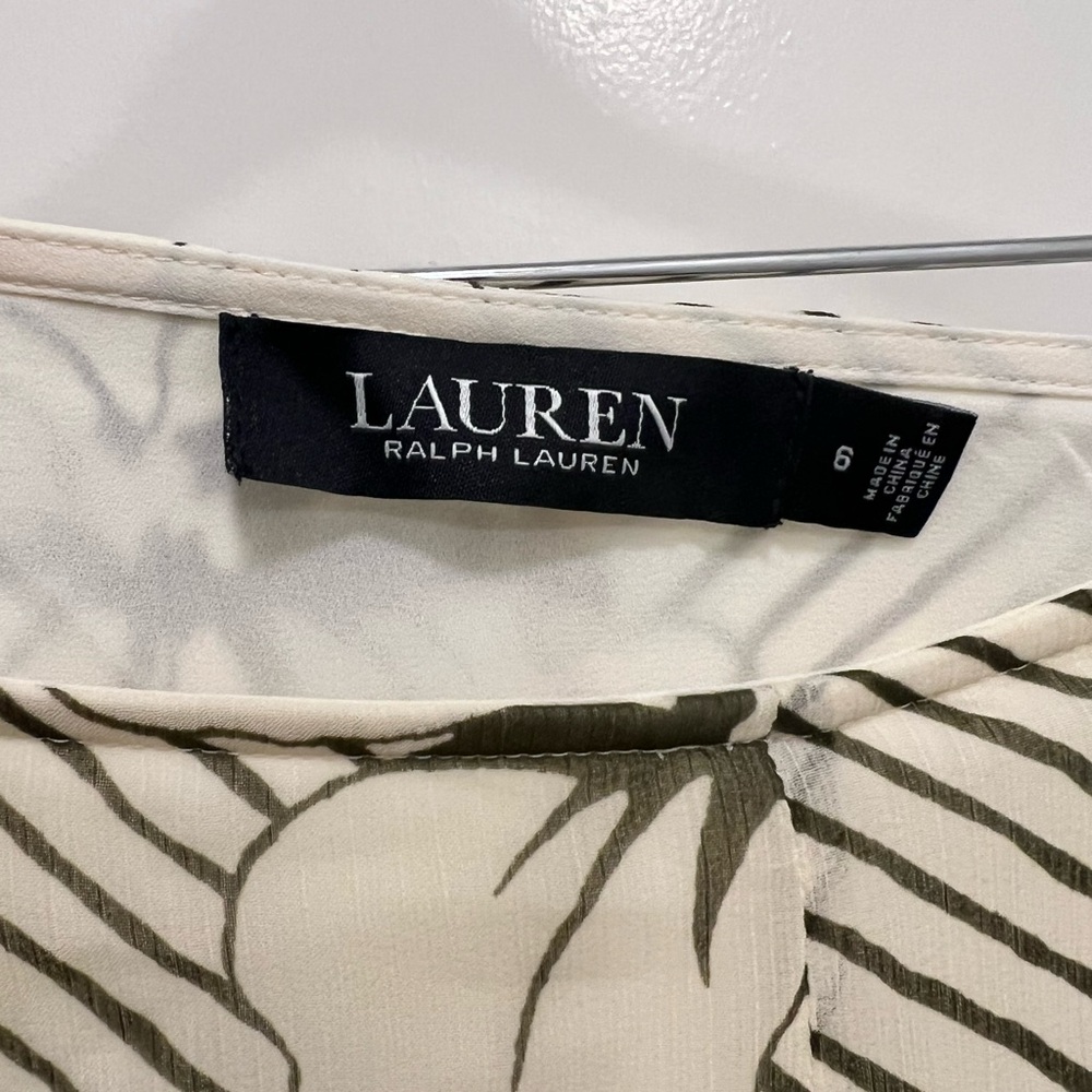 NWT Lauren Ralph Lauren Purple Label Ruffle Floral Skirt - Picture 13 of 15